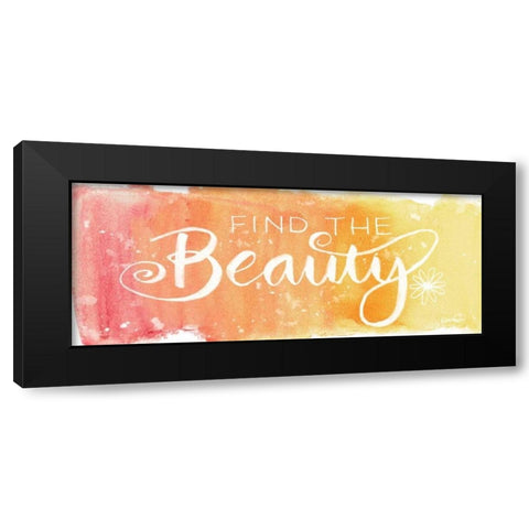 Find Beauty Black Modern Wood Framed Art Print with Double Matting by Harbick, N.