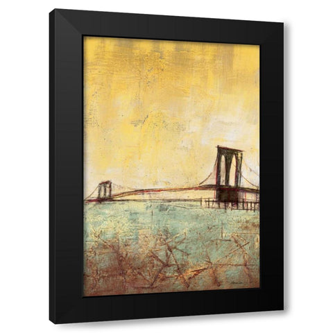 Urban Connection I Black Modern Wood Framed Art Print by Costa, Antonio