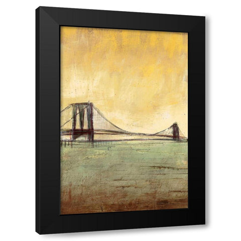 Urban Connection II Black Modern Wood Framed Art Print with Double Matting by Costa, Antonio
