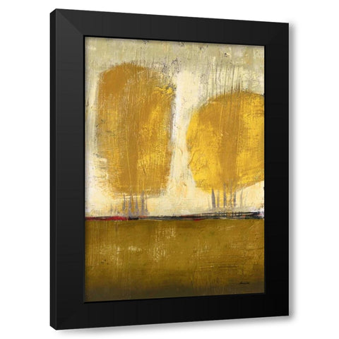 Shades of Gold I Black Modern Wood Framed Art Print by Costa, Antonio