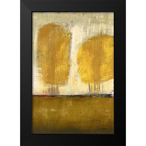 Shades of Gold I Black Modern Wood Framed Art Print by Costa, Antonio