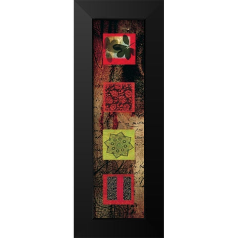 Citrus Jewel II Black Modern Wood Framed Art Print by Hillard, Stephen