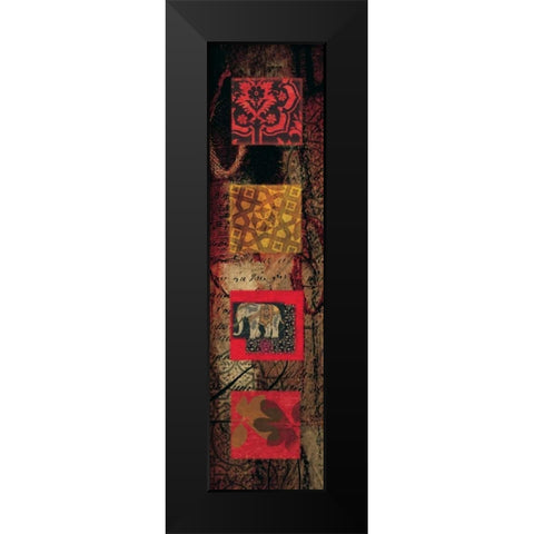 Citrus Jewel III Black Modern Wood Framed Art Print by Hillard, Stephen