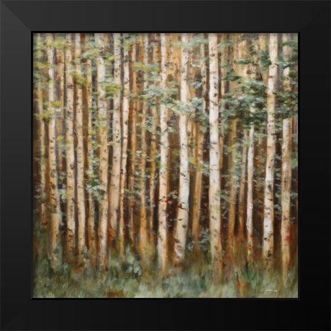 Aspen Beauty I Black Modern Wood Framed Art Print by Lee, Scott
