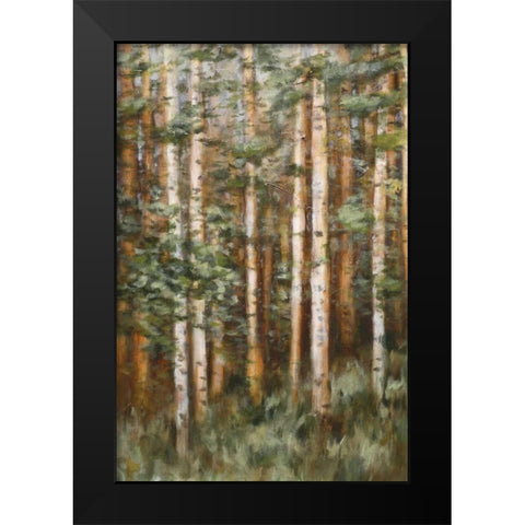 Aspen Beauty II Black Modern Wood Framed Art Print by Lee, Scott