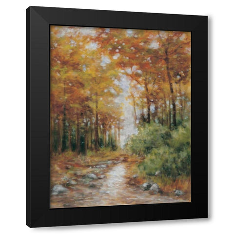 Country Retreat II Black Modern Wood Framed Art Print with Double Matting by Lee, Scott