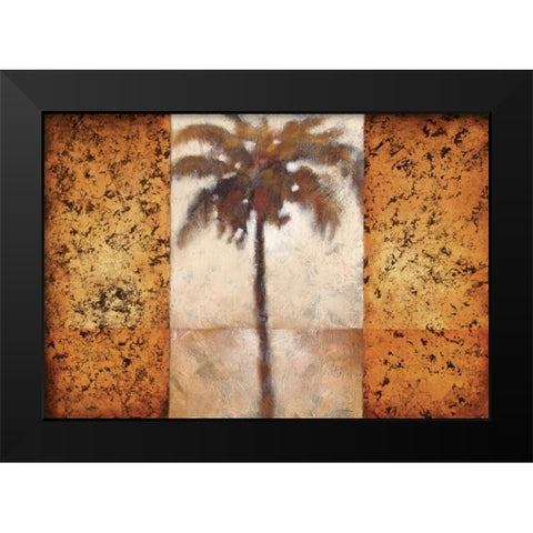 Sunset Palms I Black Modern Wood Framed Art Print by Lee, Scott