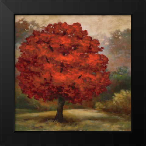 Tree Cast I Black Modern Wood Framed Art Print by Lee, Scott