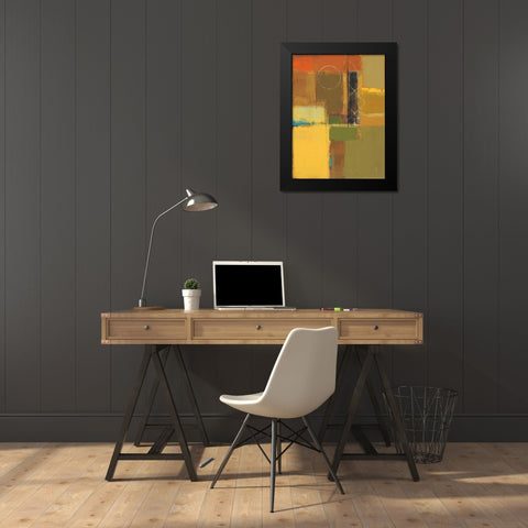 Sunny Mindset I Black Modern Wood Framed Art Print by Lentz, Michael