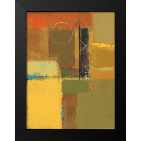 Sunny Mindset I Black Modern Wood Framed Art Print by Lentz, Michael
