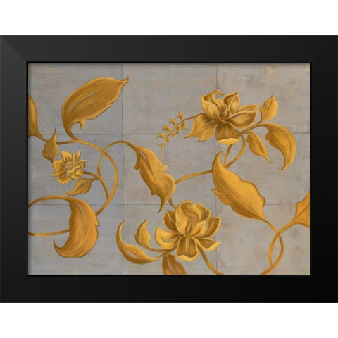Topaz I Black Modern Wood Framed Art Print by Mathews, Jennifer