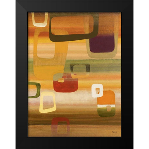 Palm Springs II Black Modern Wood Framed Art Print by Rodriguez, S.