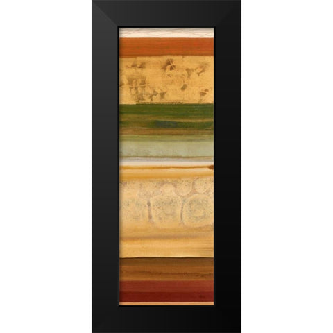 Elemental II Black Modern Wood Framed Art Print by Rodriguez, S.
