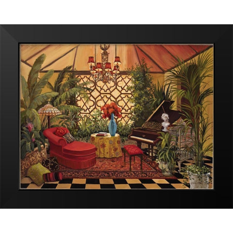 Conservatory I Black Modern Wood Framed Art Print by Jeffrey, Jillian