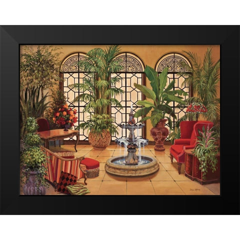 Conservatory II Black Modern Wood Framed Art Print by Jeffrey, Jillian