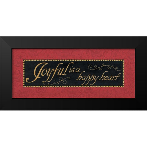 Red Damask I Black Modern Wood Framed Art Print by Jeffrey, Jillian