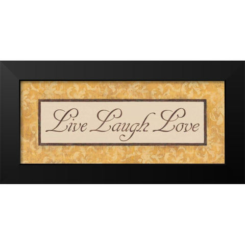 Harvest Damask II Black Modern Wood Framed Art Print by Jeffrey, Jillian
