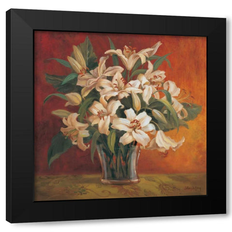 Tropic Beauty I Black Modern Wood Framed Art Print with Double Matting by Jeffrey, Jillian
