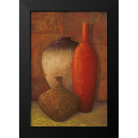 Exotic Vessels II Black Modern Wood Framed Art Print by Jeffrey, Jillian
