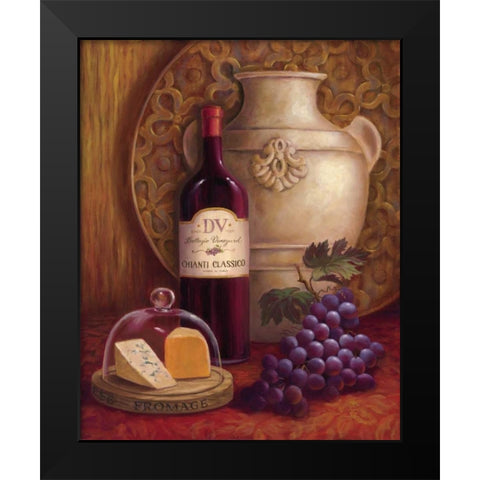 Fresco Vineyard II Black Modern Wood Framed Art Print by Jeffrey, Jillian