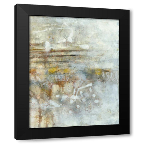 Granite Impressions II Black Modern Wood Framed Art Print with Double Matting by Jones, Catherine