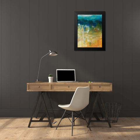 Waiting I Black Modern Wood Framed Art Print by Jones, Catherine