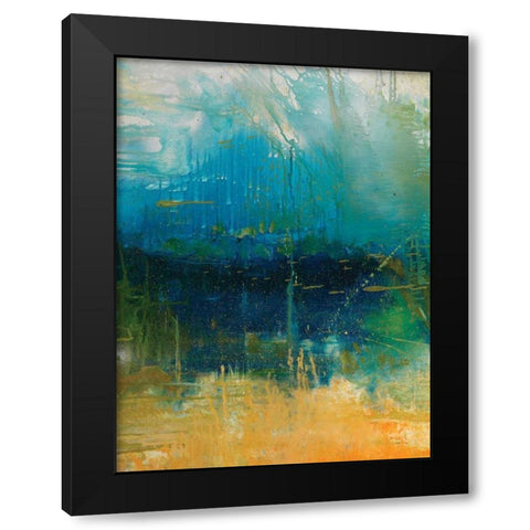 Waiting II Black Modern Wood Framed Art Print by Jones, Catherine