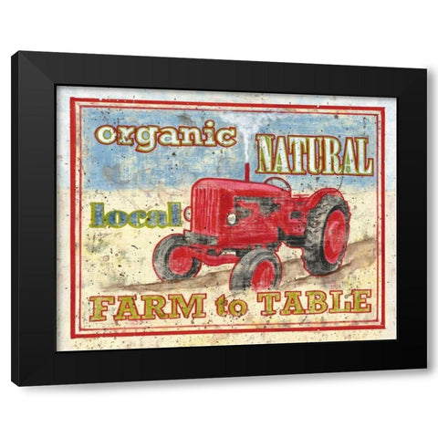 Farm to Table II Black Modern Wood Framed Art Print by Jones, Catherine