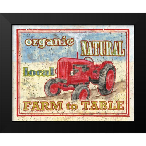 Farm to Table II Black Modern Wood Framed Art Print by Jones, Catherine
