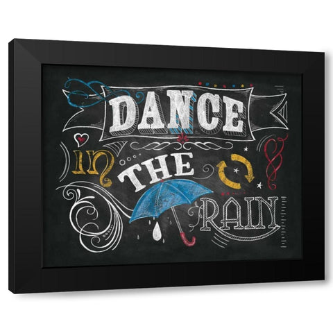 Color Chalkboard III Black Modern Wood Framed Art Print with Double Matting by Knold, Donna