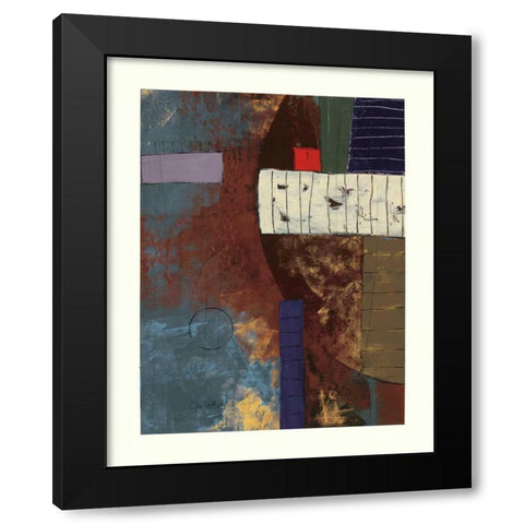 Medford Manor II Black Modern Wood Framed Art Print with Double Matting by Kime, John