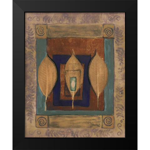 Earths Surface II Black Modern Wood Framed Art Print by Kime, John