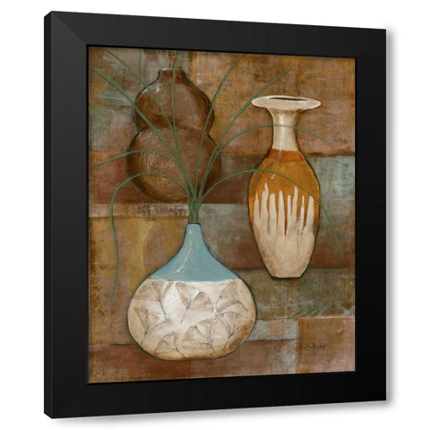 Persian Pot I Black Modern Wood Framed Art Print with Double Matting by Kime, John