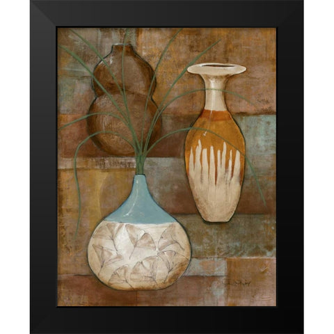 Persian Pot I Black Modern Wood Framed Art Print by Kime, John