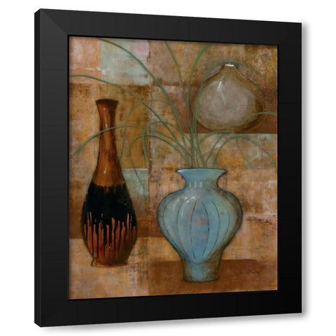Persian Pot II Black Modern Wood Framed Art Print by Kime, John