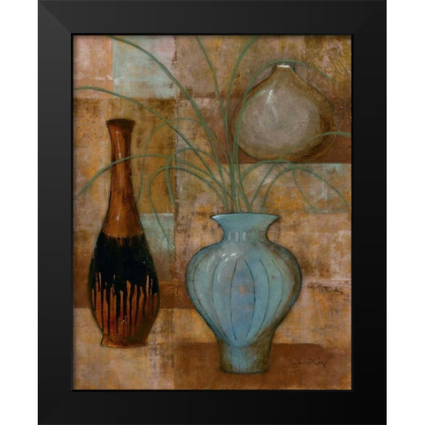 Persian Pot II Black Modern Wood Framed Art Print by Kime, John
