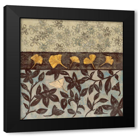 Earths Blanket I Black Modern Wood Framed Art Print with Double Matting by Kime, John