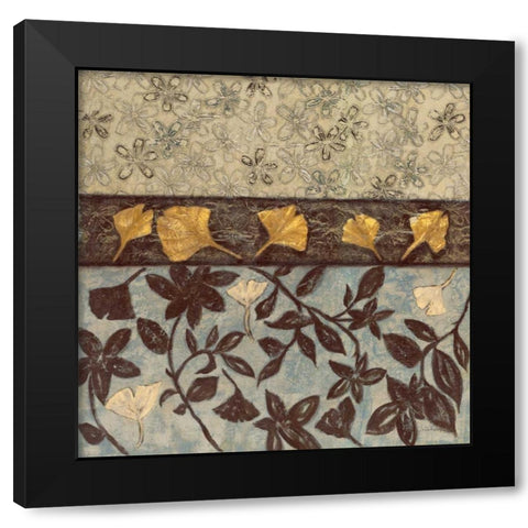 Earths Blanket II Black Modern Wood Framed Art Print with Double Matting by Kime, John