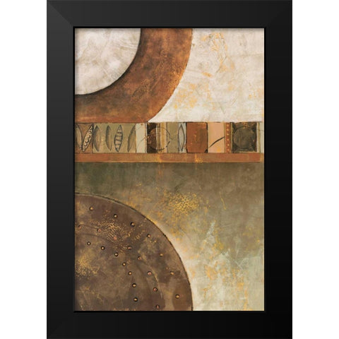 Spirits Tapestry II Black Modern Wood Framed Art Print by Kime, John