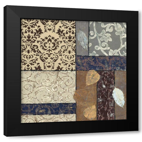 Earth Scramble II Black Modern Wood Framed Art Print with Double Matting by Kime, John