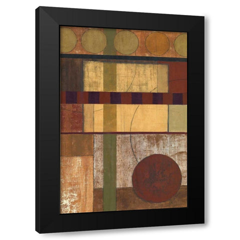 Earth Structure II Black Modern Wood Framed Art Print by Kime, John