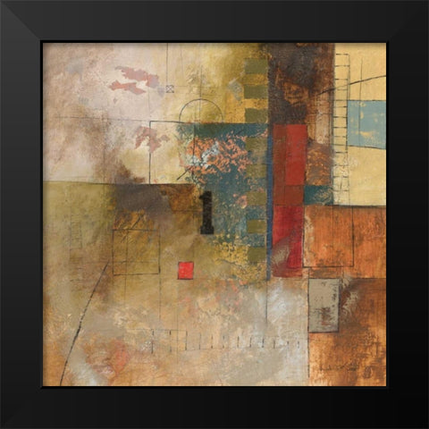 Number I Black Modern Wood Framed Art Print by Kime, John