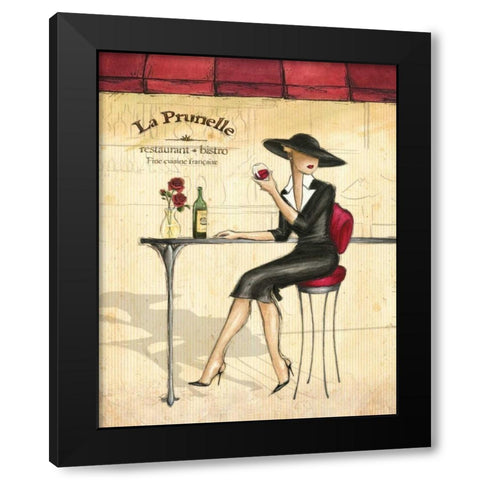Femme Elegante IV Black Modern Wood Framed Art Print with Double Matting by Laliberte, Andrea