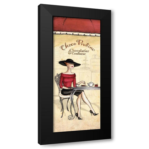 Chocolatier Black Modern Wood Framed Art Print by Laliberte, Andrea