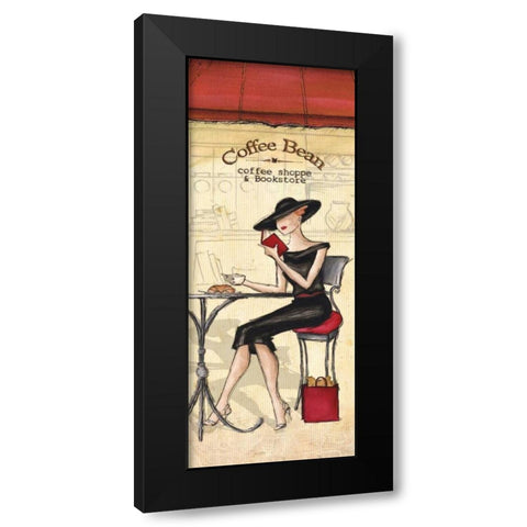 Cafe Black Modern Wood Framed Art Print by Laliberte, Andrea