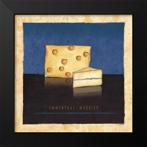 Cheeses IV Black Modern Wood Framed Art Print by Laliberte, Andrea