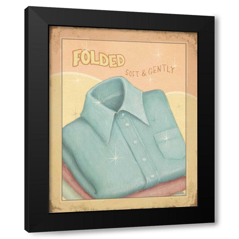 Fold Black Modern Wood Framed Art Print with Double Matting by Laliberte, Andrea
