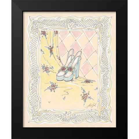 On the Town II Black Modern Wood Framed Art Print by Leal, Steve