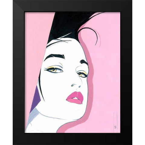 Diane Black Modern Wood Framed Art Print by Leal, Steve