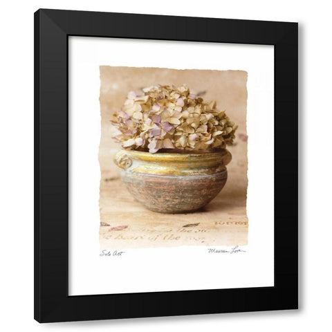 Solo Act Black Modern Wood Framed Art Print by Love, Maureen